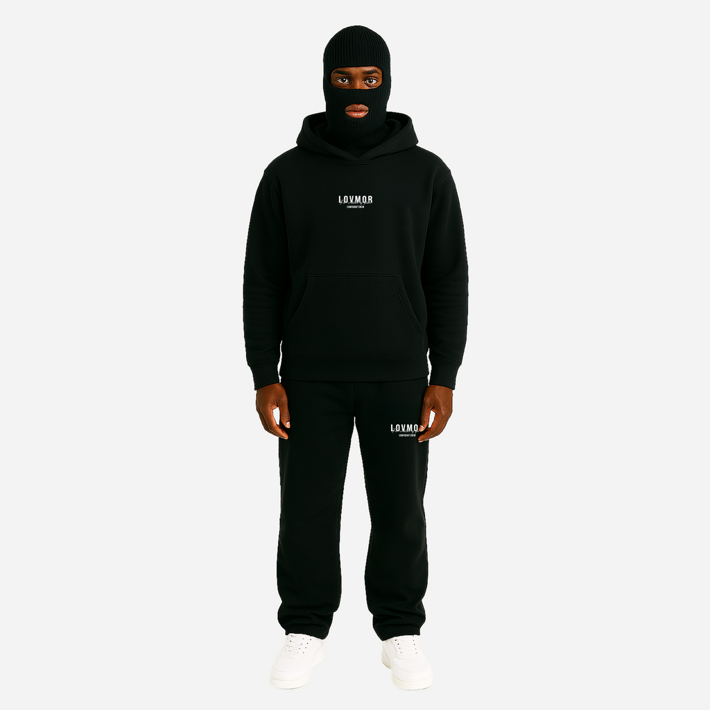 CONFIDENT CREW HOOD-TRACKI BLACK