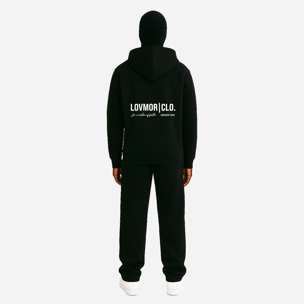 CONFIDENT CREW ZIP-TRACKI BLACK