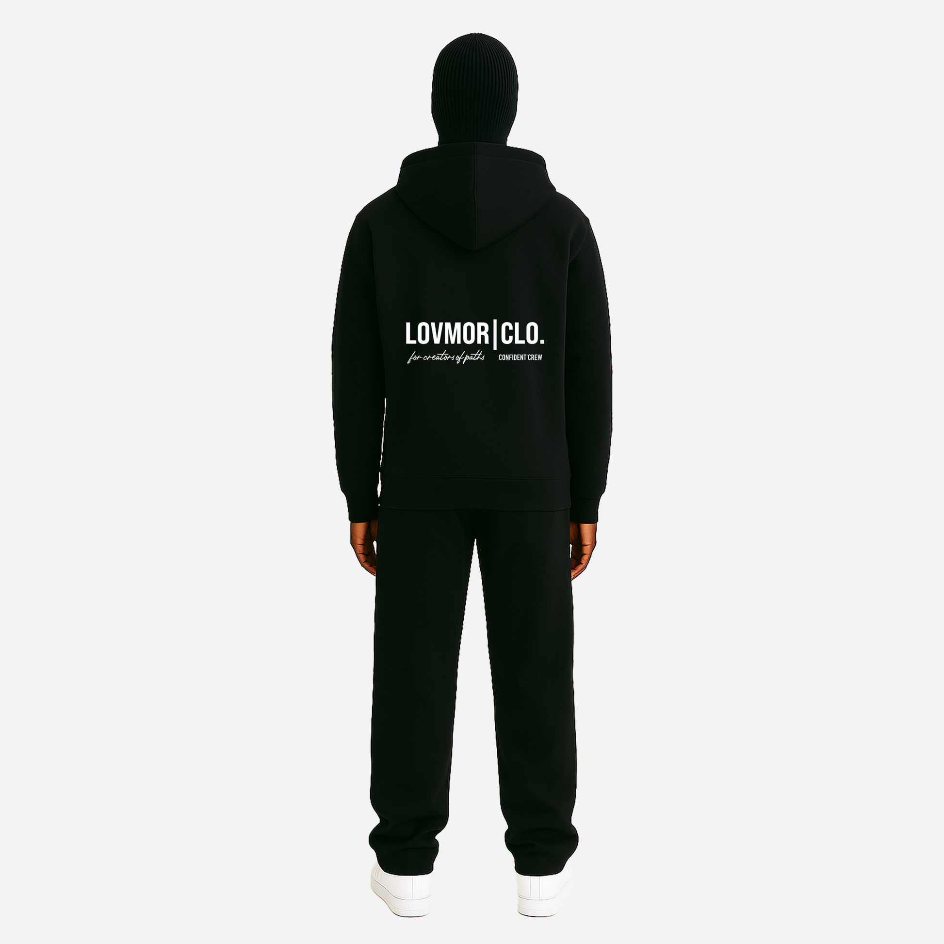 CONFIDENT CREW ZIPER BLACK