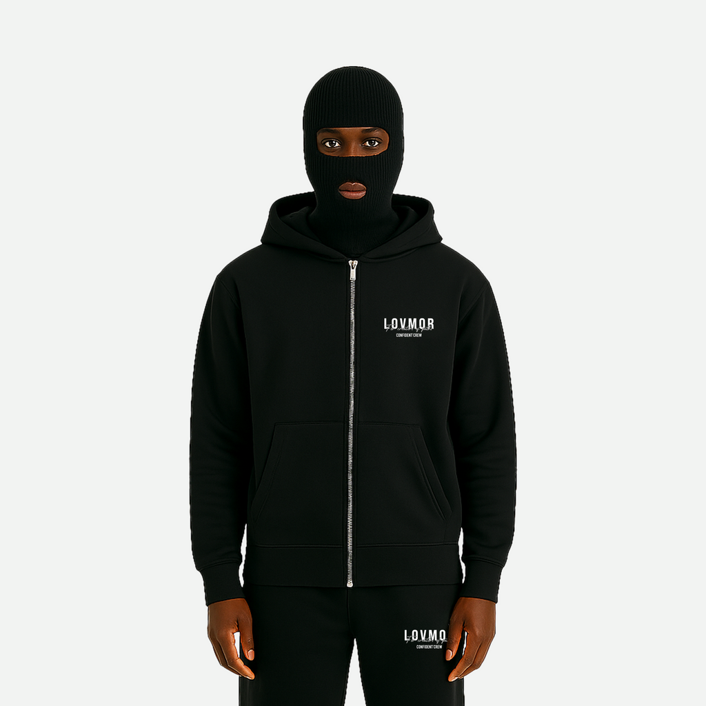 CONFIDENT CREW ZIP-TRACKI BLACK