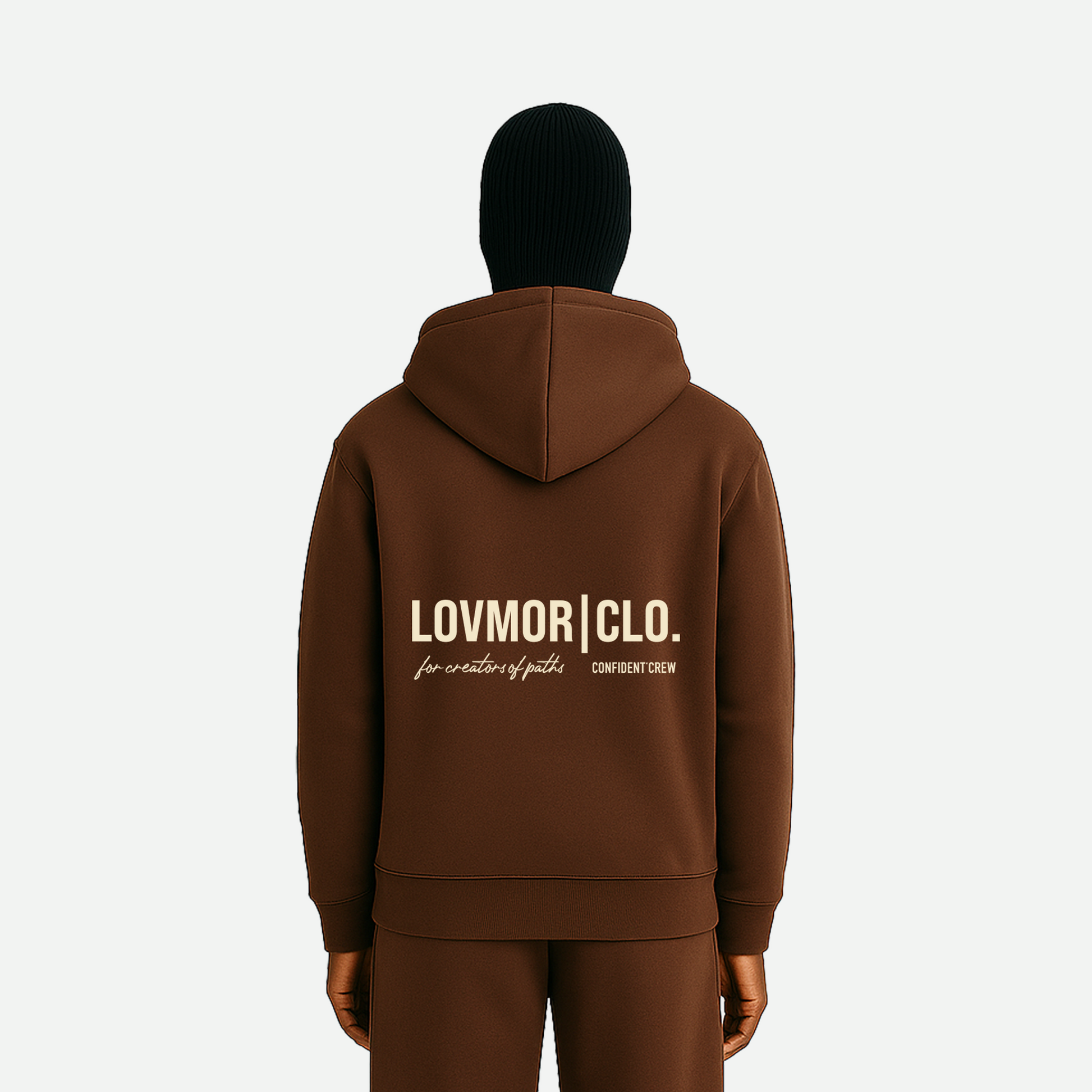 CONFIDENT CREW ZIPER RICH BROWN