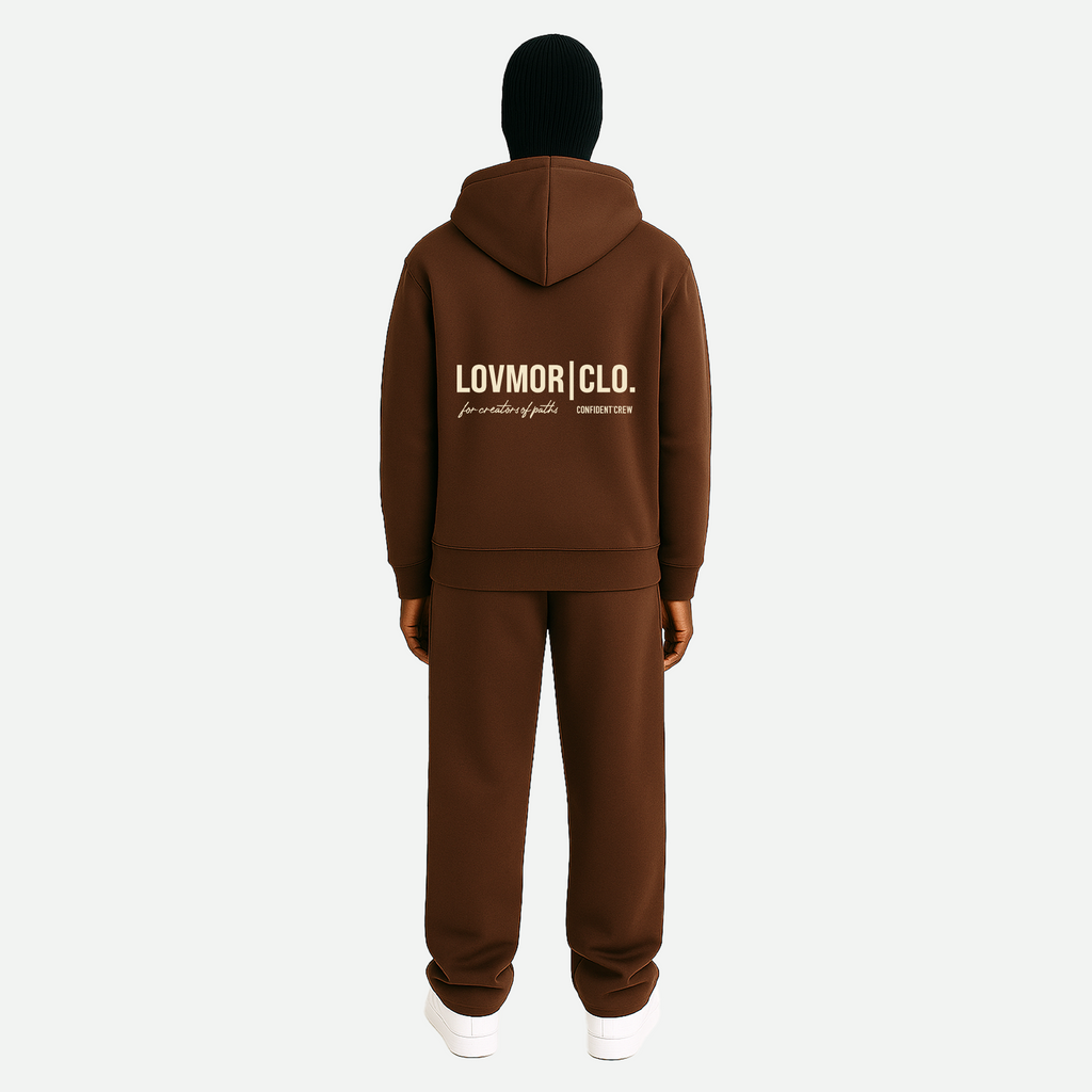 CONFIDENT CREW ZIPER RICH BROWN