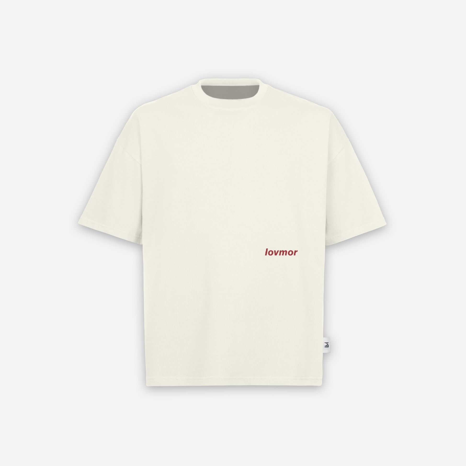 LOVMOR TEE PURE WHITE