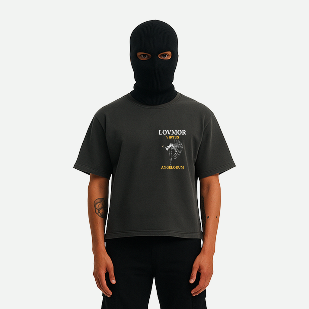 HEAVENLY LOVE - MORELOVE TEE BLACK