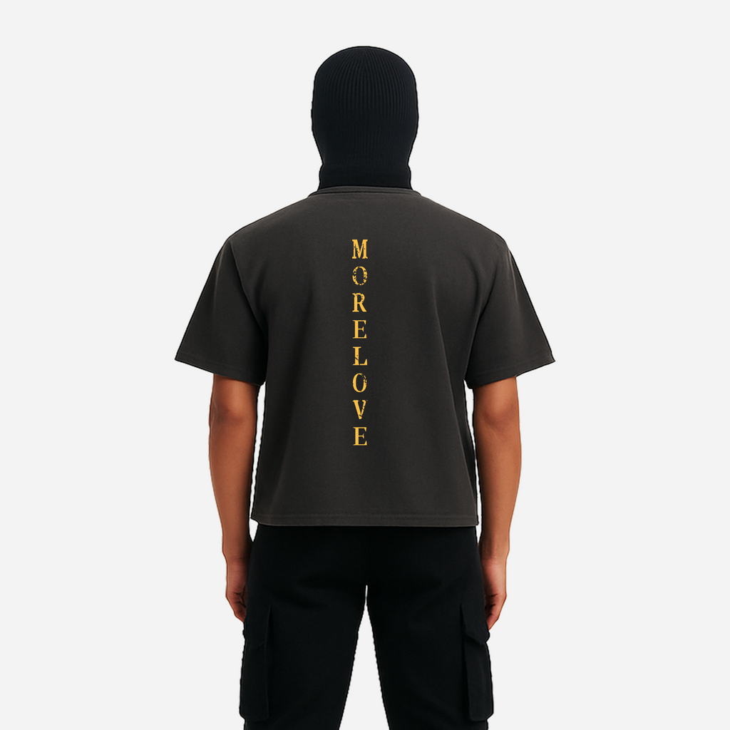 HEAVENLY LOVE - MORELOVE TEE BLACK