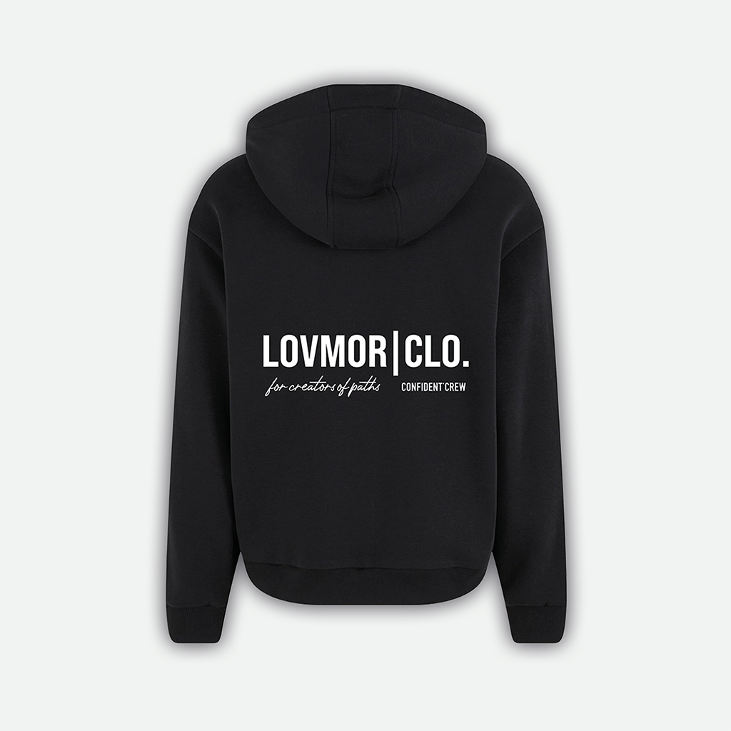 CONFIDENT CREW ZIPER BLACK