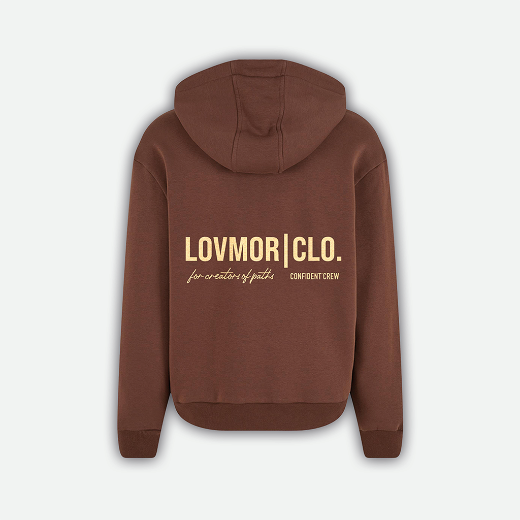 CONFIDENT CREW ZIPER RICH BROWN